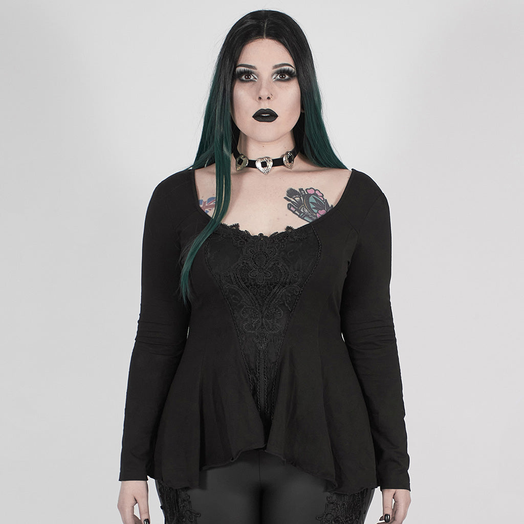 Wolf Moon Top by Punk Rave