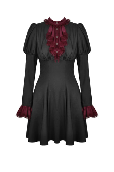 Romero Frilly Collar Dress by Dark In Love