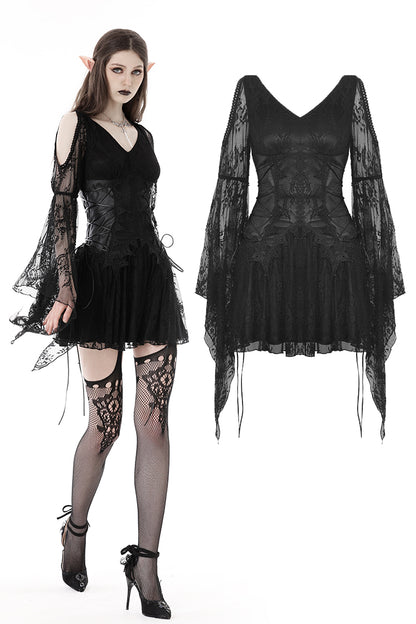 Gothic Forest Queen Lace Dress by Dark In Love