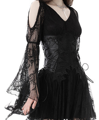 Gothic Forest Queen Lace Dress by Dark In Love