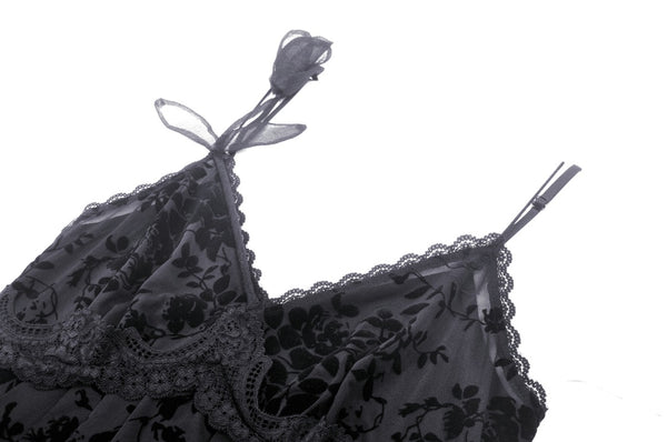 Midnight Rose Gothic Maxi Dress by Dark In Love