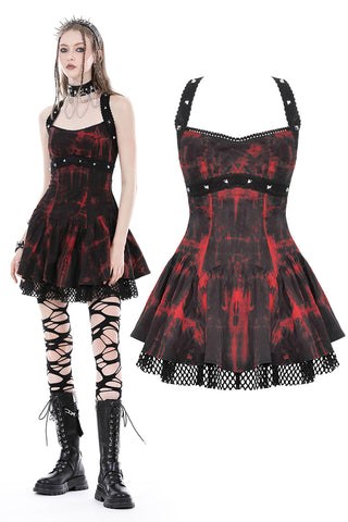 Glowing Embers Gothic Halter Dress by Dark In Love