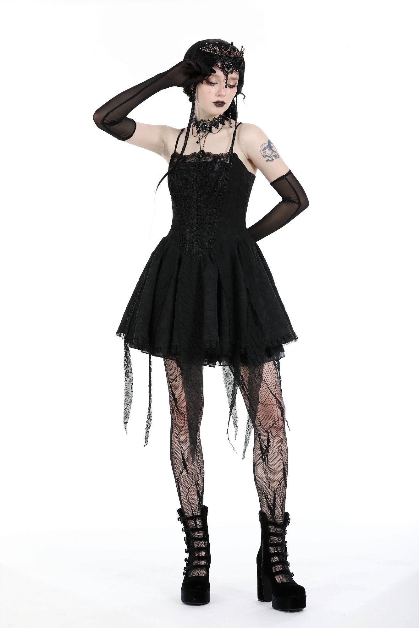 Save The Serpent Gothic Dress by Dark In Love