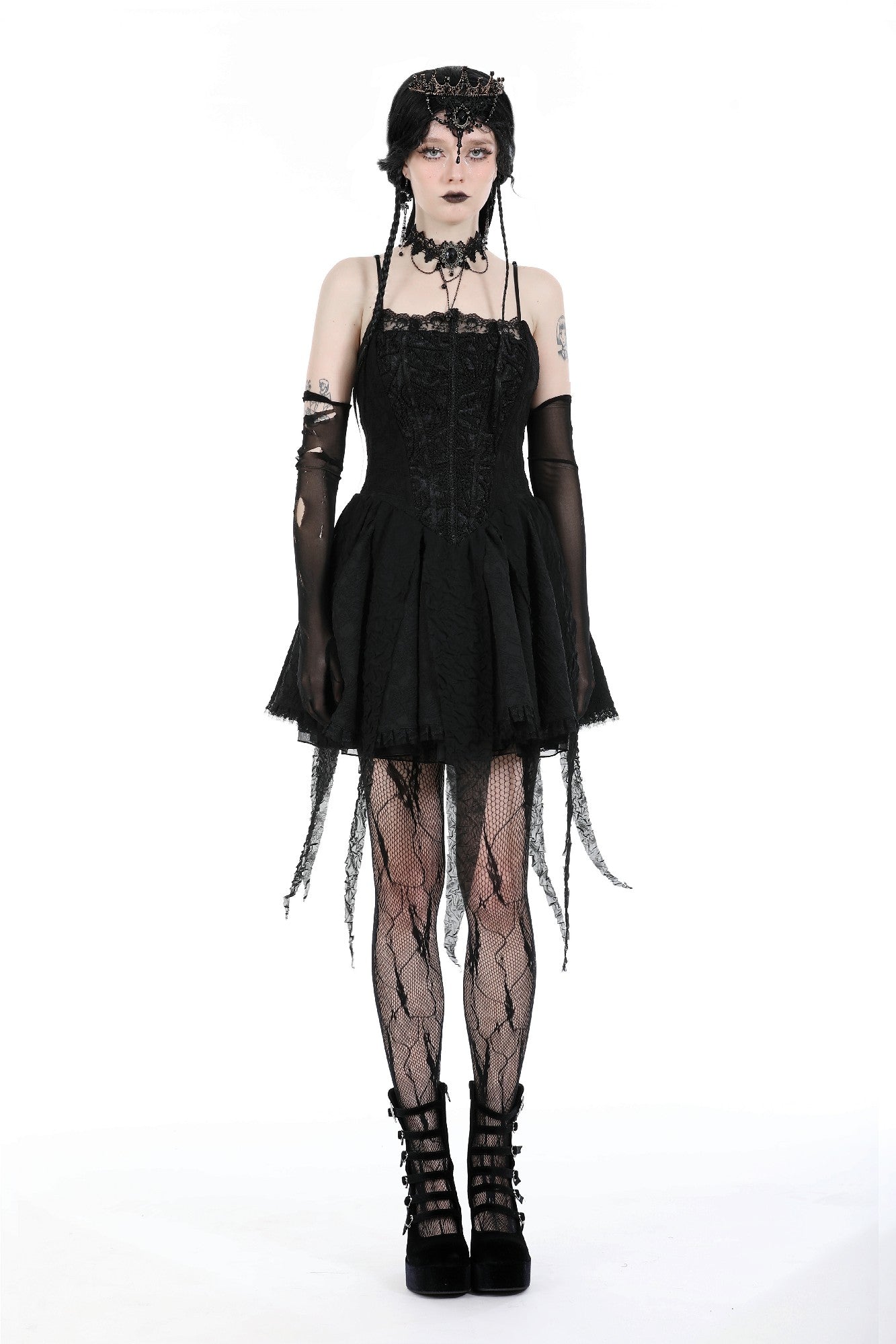 Save The Serpent Gothic Dress by Dark In Love