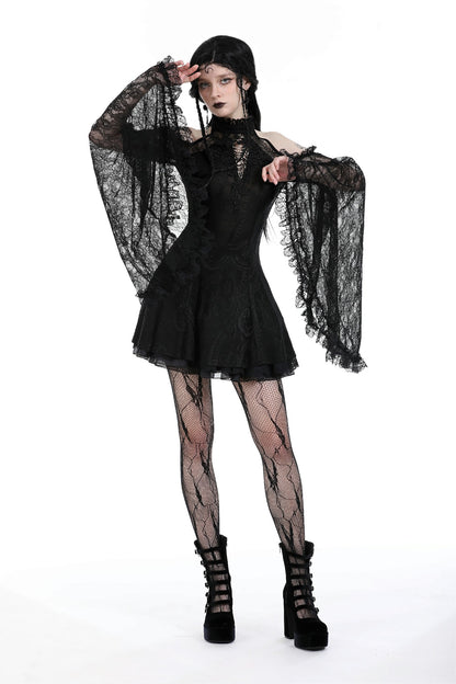 Rayne Lace Bell Sleeves Dress by Dark In love