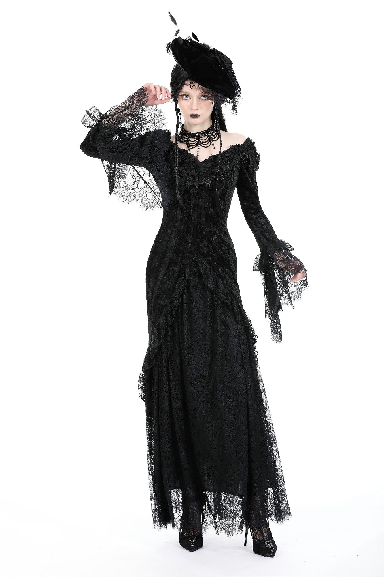 The End Goth Trim Dress