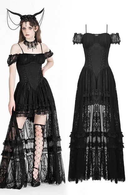 Treasures Obscured Gothic Lace Dress by Dark In Love