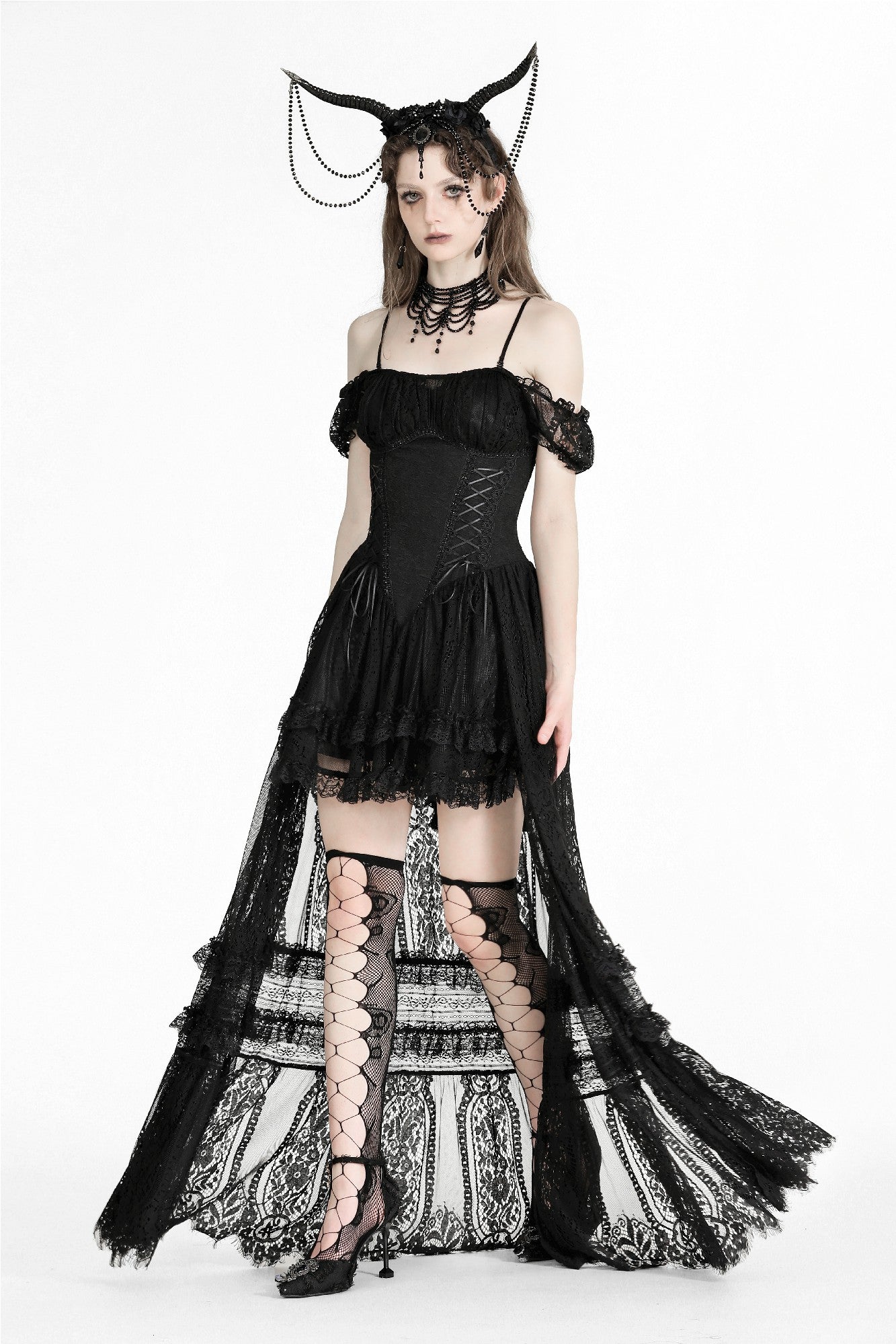 Treasures Obscured Gothic Lace Dress by Dark In Love