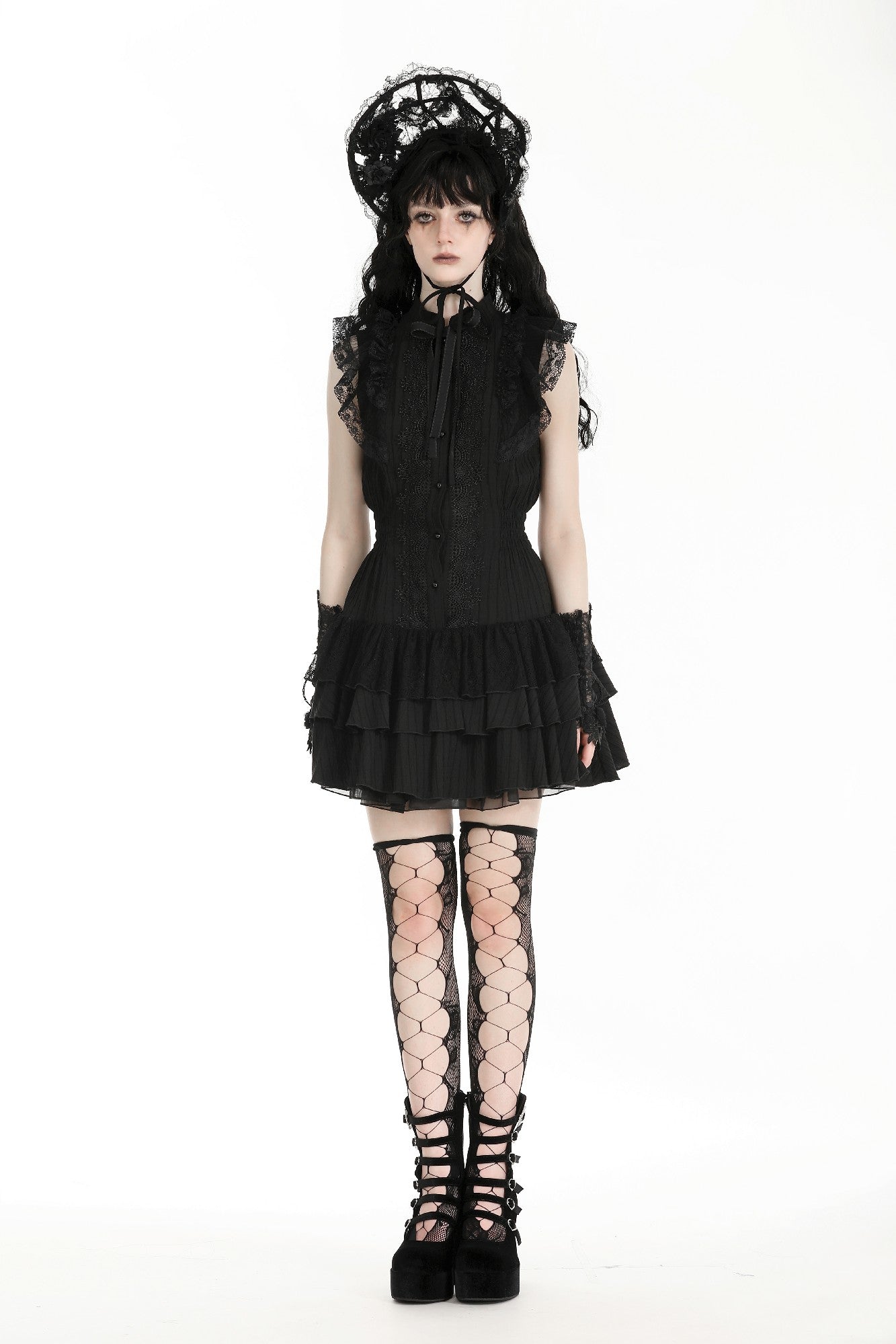 Endless Dreaming Gothic Frill Dress by Dark In Love