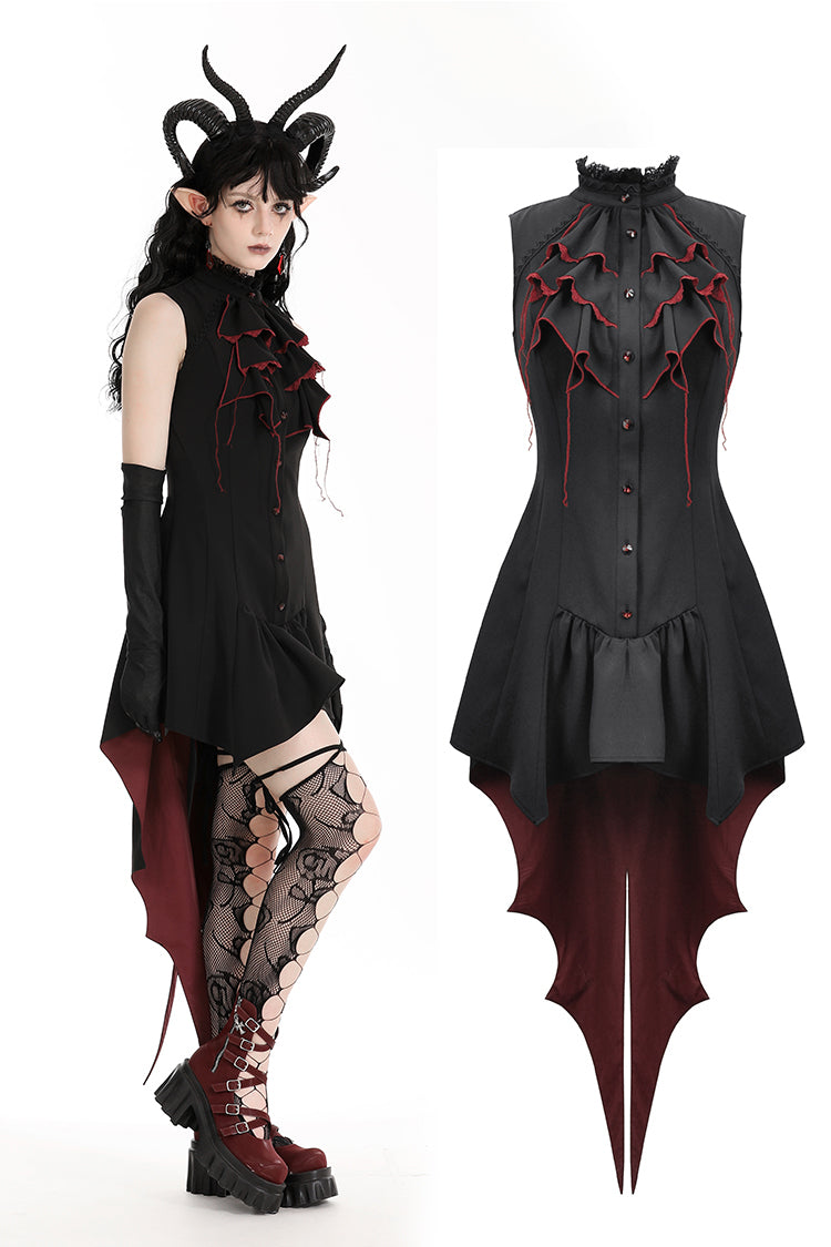 Midnight Creature Gothic Shirt Dress by Dark In Love