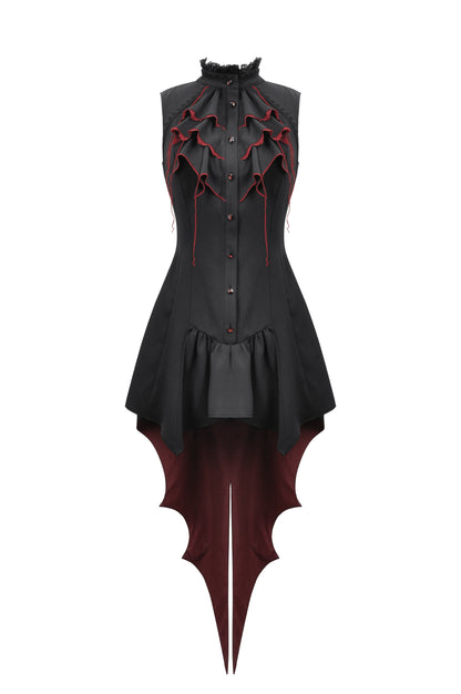 Midnight Creature Gothic Shirt Dress by Dark In Love