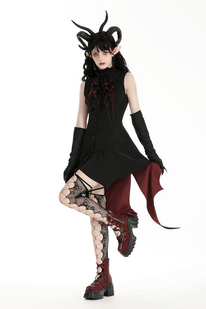 Midnight Creature Gothic Shirt Dress by Dark In Love