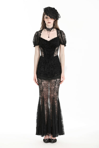 Circe Gothic Lace Dress by Dark In Love