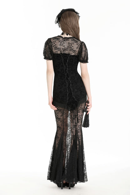 Circe Gothic Lace Dress by Dark In Love