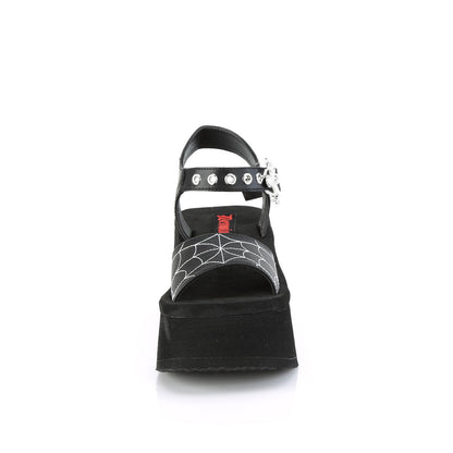 FUNN-10 Spiderweb Sandal Shoes by Demonia