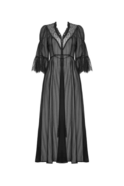 Twilight Gothic Mesh Cardigan Dress by Dark In Love