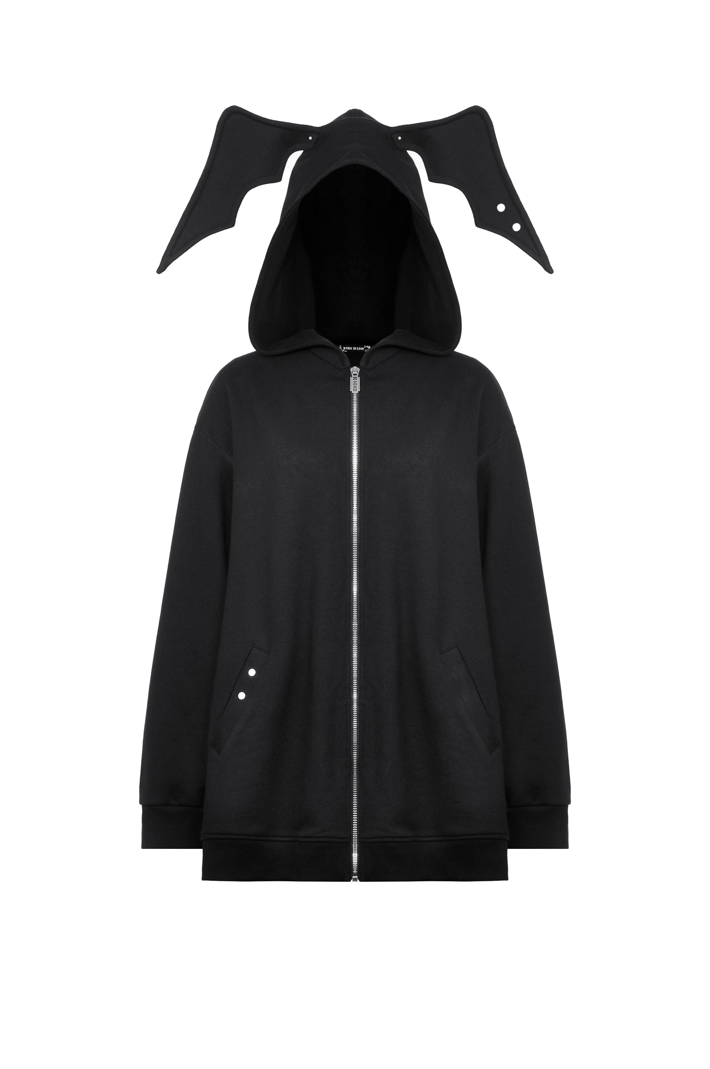 Layla Gothic Bat Hoodie Top by Dark In Love