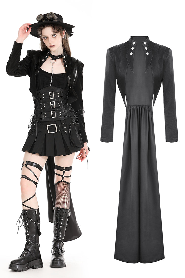 Dark Serpent Long Tail Gothic Jacket by Dark In Love