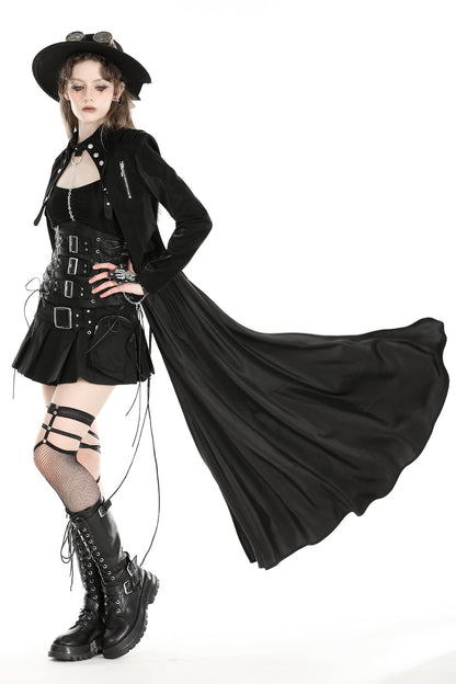 Dark Serpent Long Tail Gothic Jacket by Dark In Love