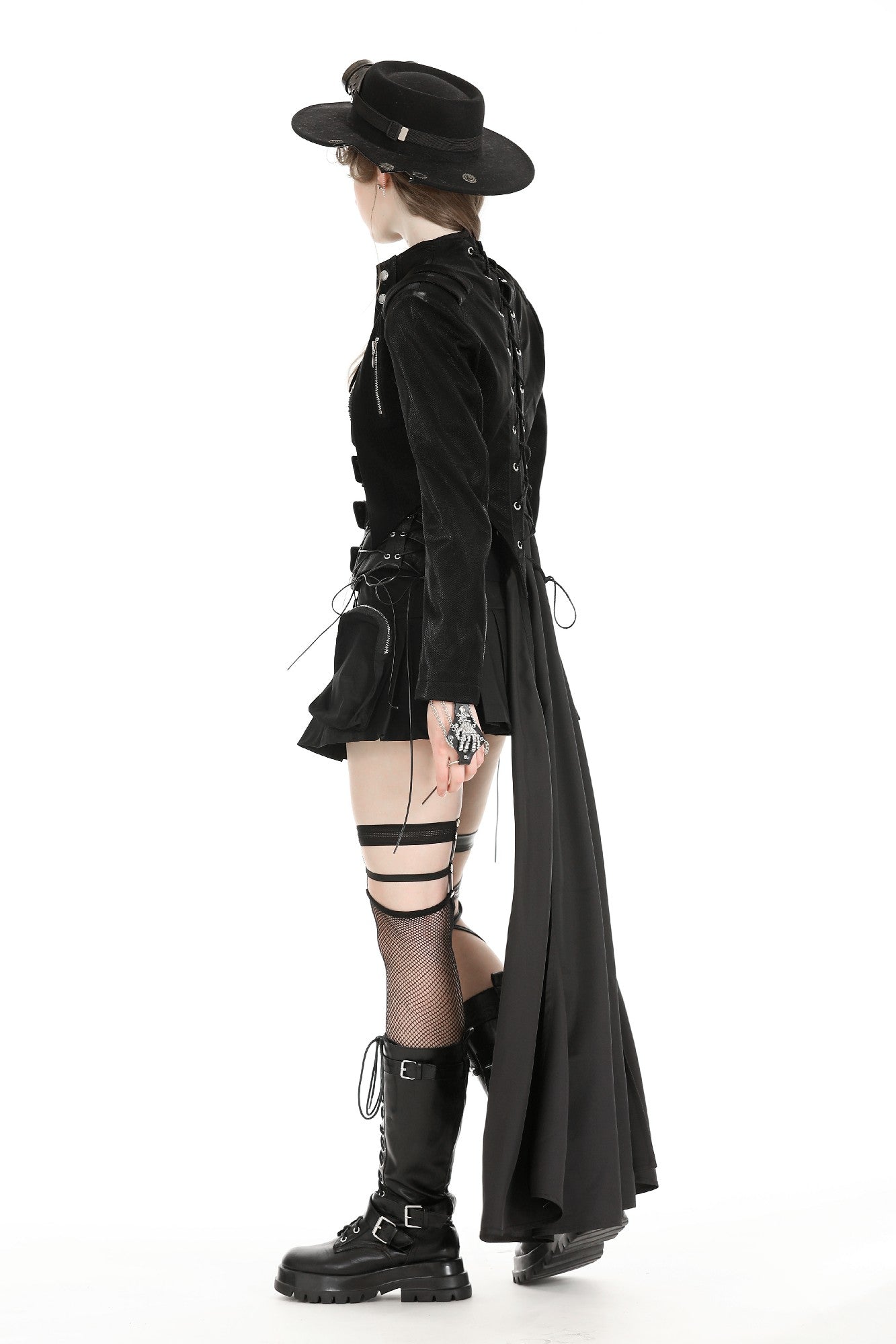 Dark Serpent Long Tail Gothic Jacket by Dark In Love