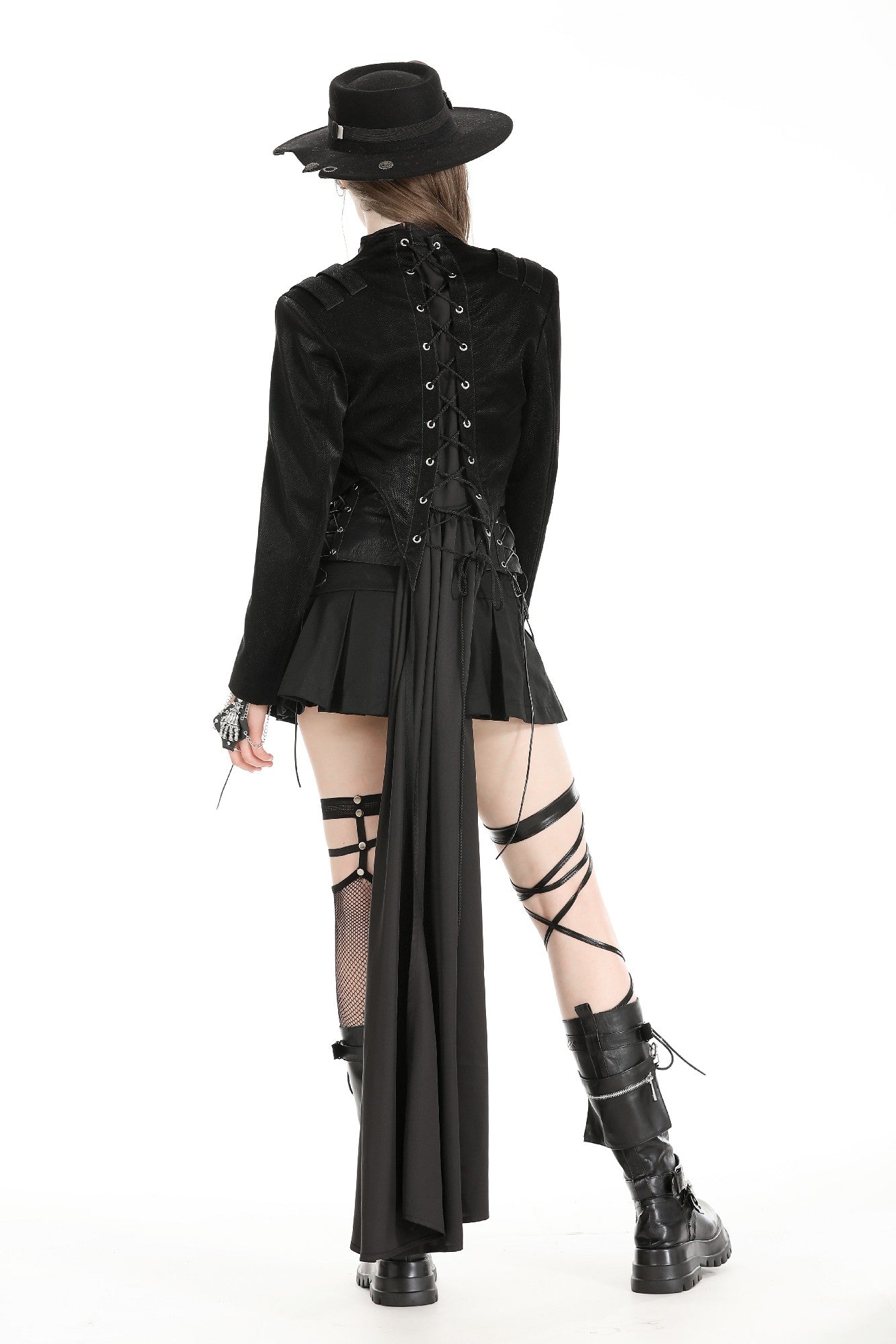 Dark Serpent Long Tail Gothic Jacket by Dark In Love