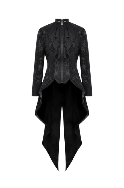 Waiting To Feed Gothic Vampire Tailcoat Jacket by Dark In Love