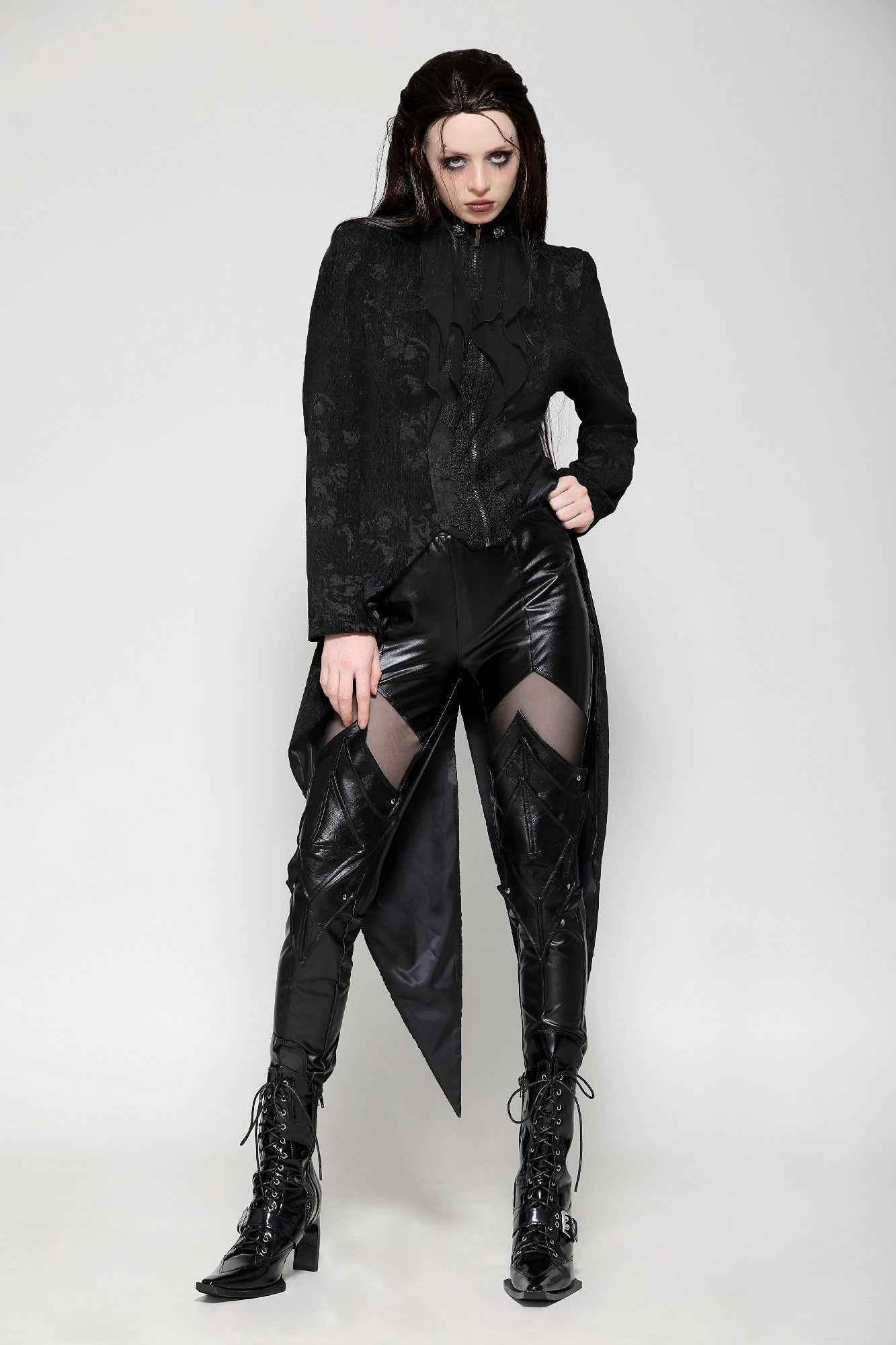 Waiting To Feed Gothic Vampire Tailcoat Jacket by Dark In Love