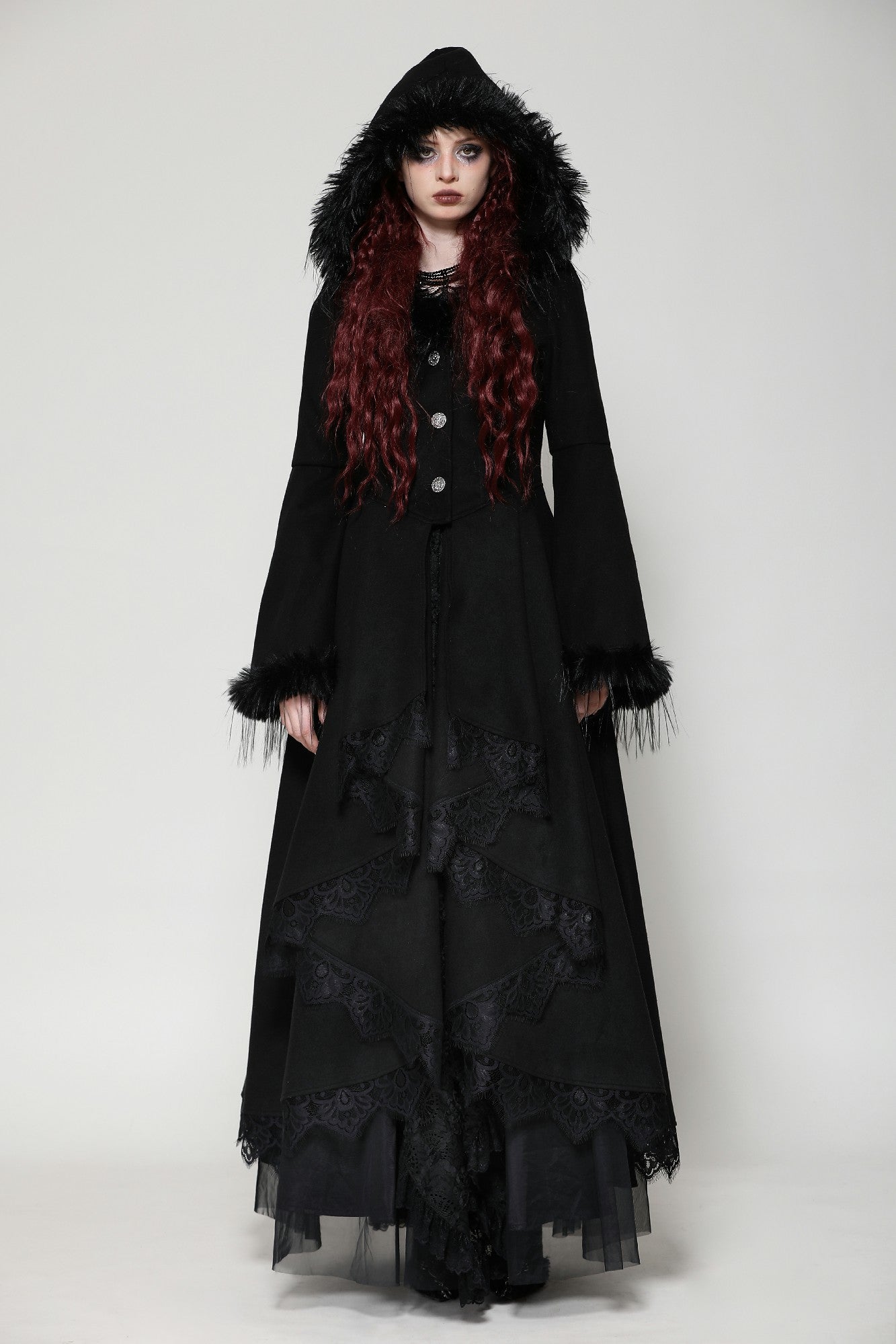 Skylar Gothic Coat by Dark In Love