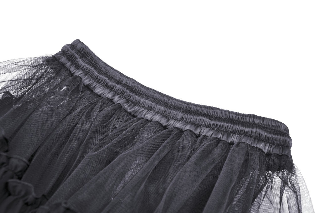 Lovelace Lacey Mesh High Low Skirt by Dark In Love – The Dark Side of ...