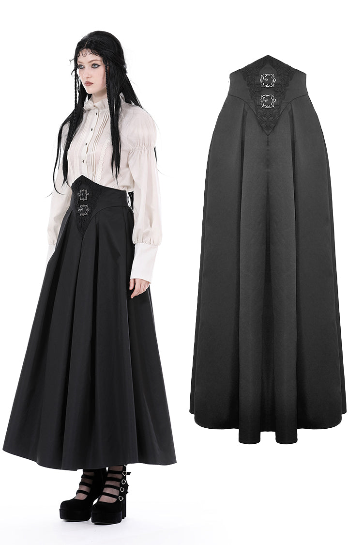 Edgar Gothic High Waisted Skirt by Dark In Love