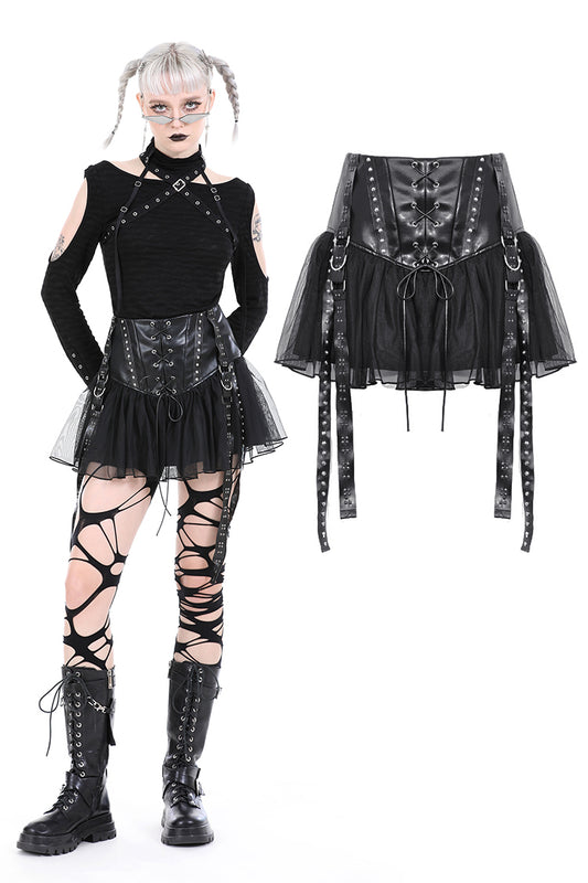 Always Creepin Gothic Skirt by Dark In Love