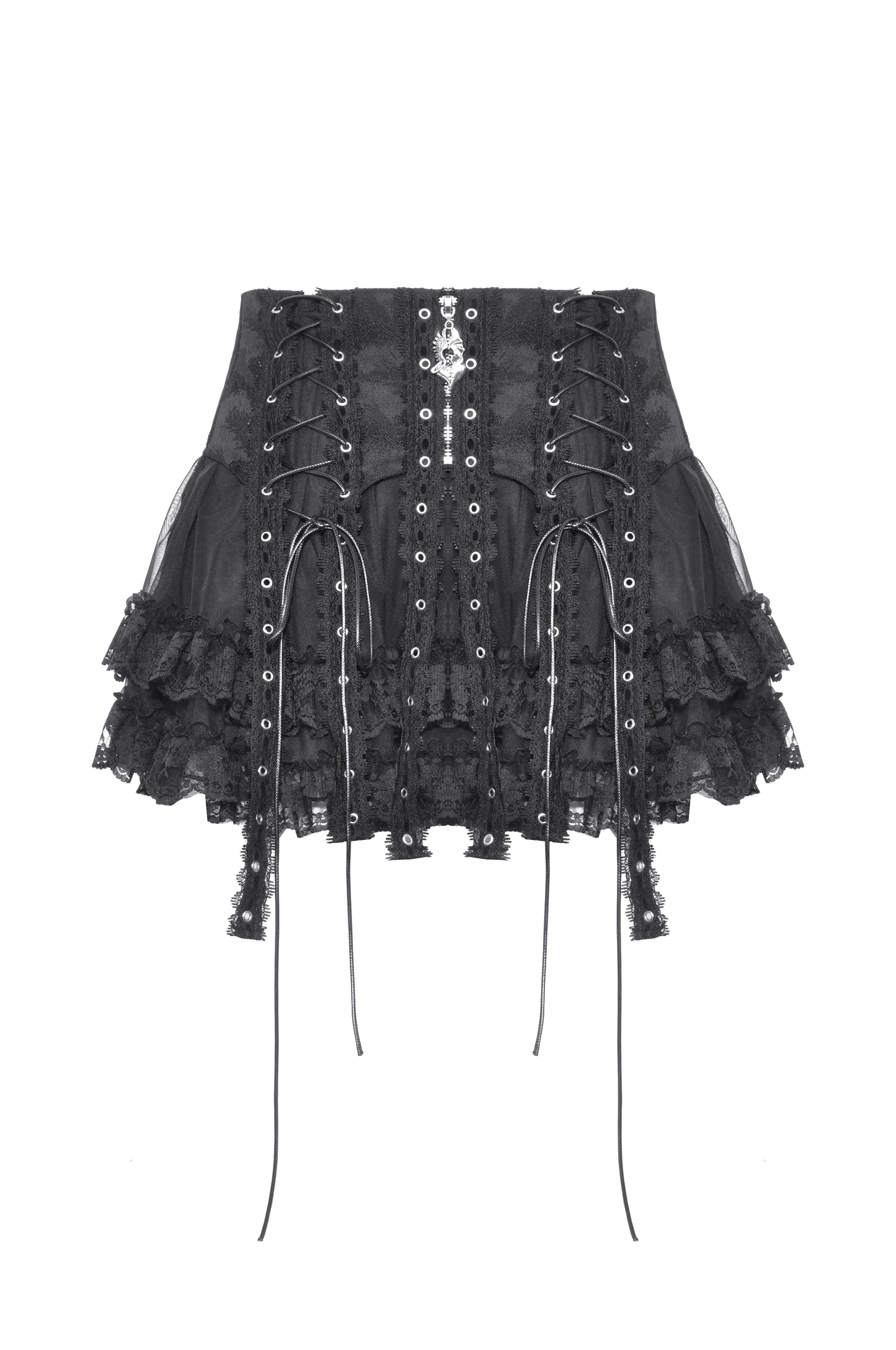 Worlds That Never Were Gothic Frilly Skirt by Dark In Love
