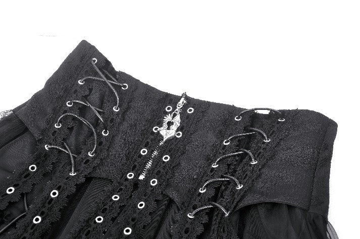 Worlds That Never Were Gothic Frilly Skirt by Dark In Love