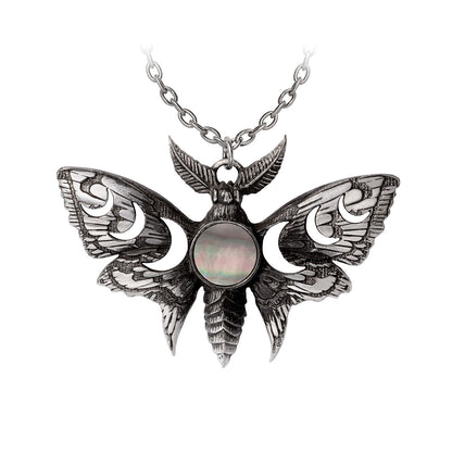 Lunar Moth Necklace by Alchemy Gothic