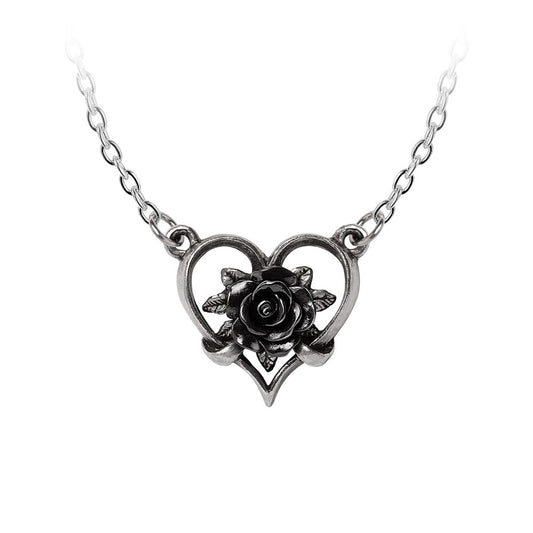 Heart of Blackness Pendant Necklace by Alchemy Gothic