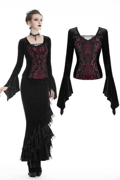 Endless Sacrifice Gothic Top by Dark In Love