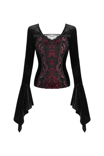 Endless Sacrifice Gothic Top by Dark In Love