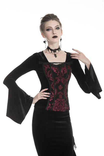 Endless Sacrifice Gothic Top by Dark In Love