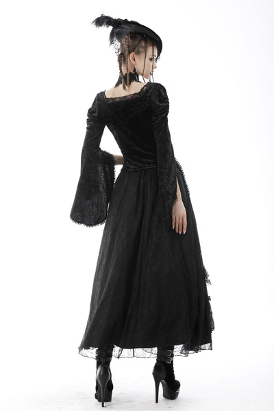 Lily Victorian Gothic Velvet Top by Dark In Love