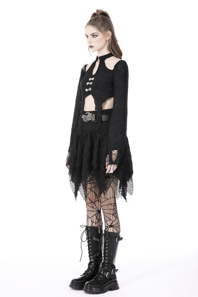 Delilah Bell Sleeves Crop Top by Dark In Love