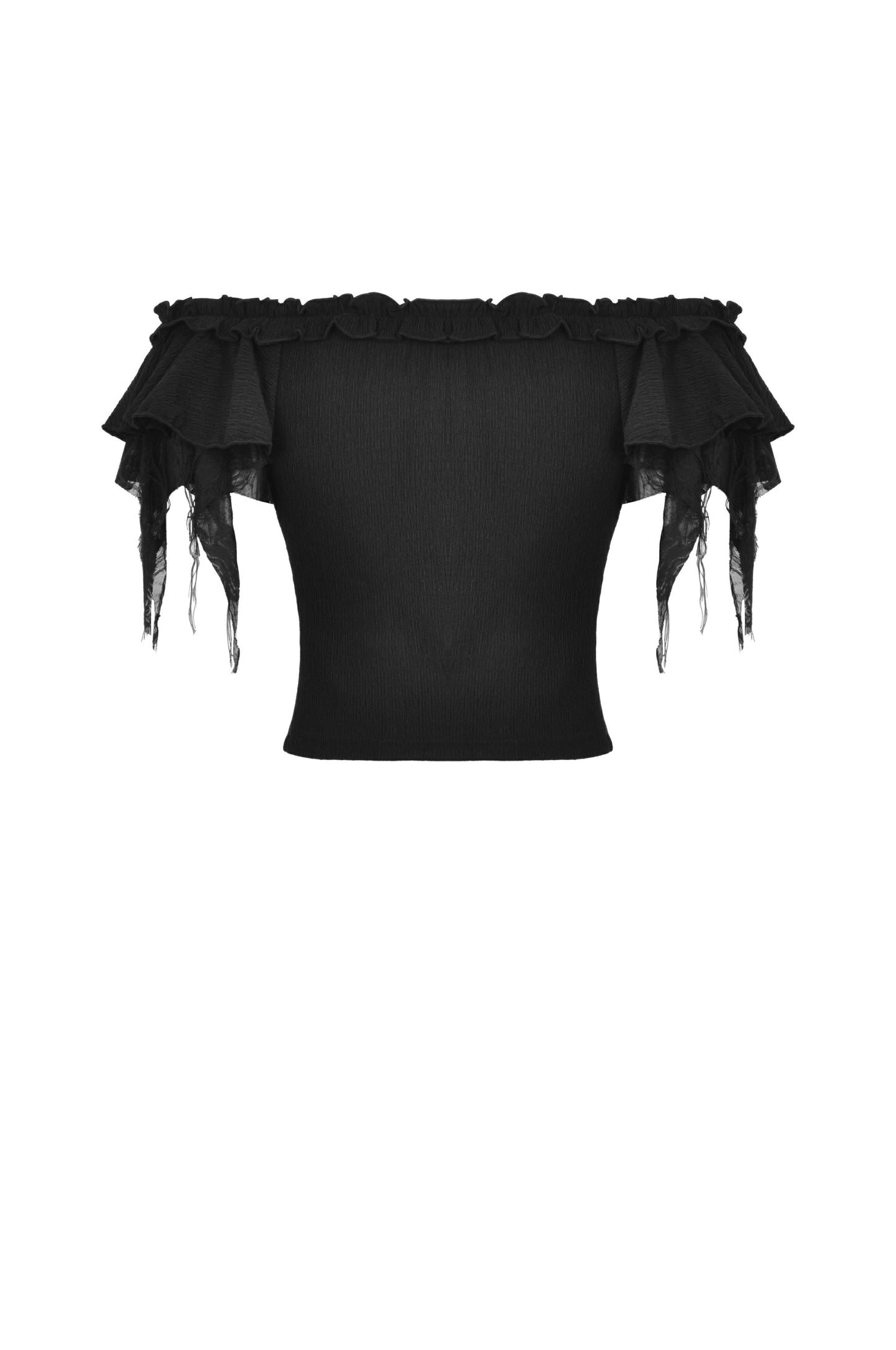 Ladylike Gothic Off The Shoulder Top by Dark In Love