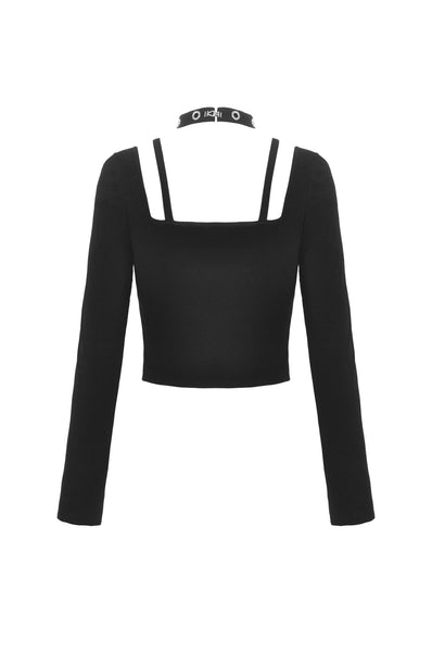 Last Farewell Crop Top by Dark In Love