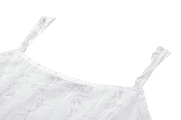 Good Girl Jane Lace Frill Crop Top by Dark In Love