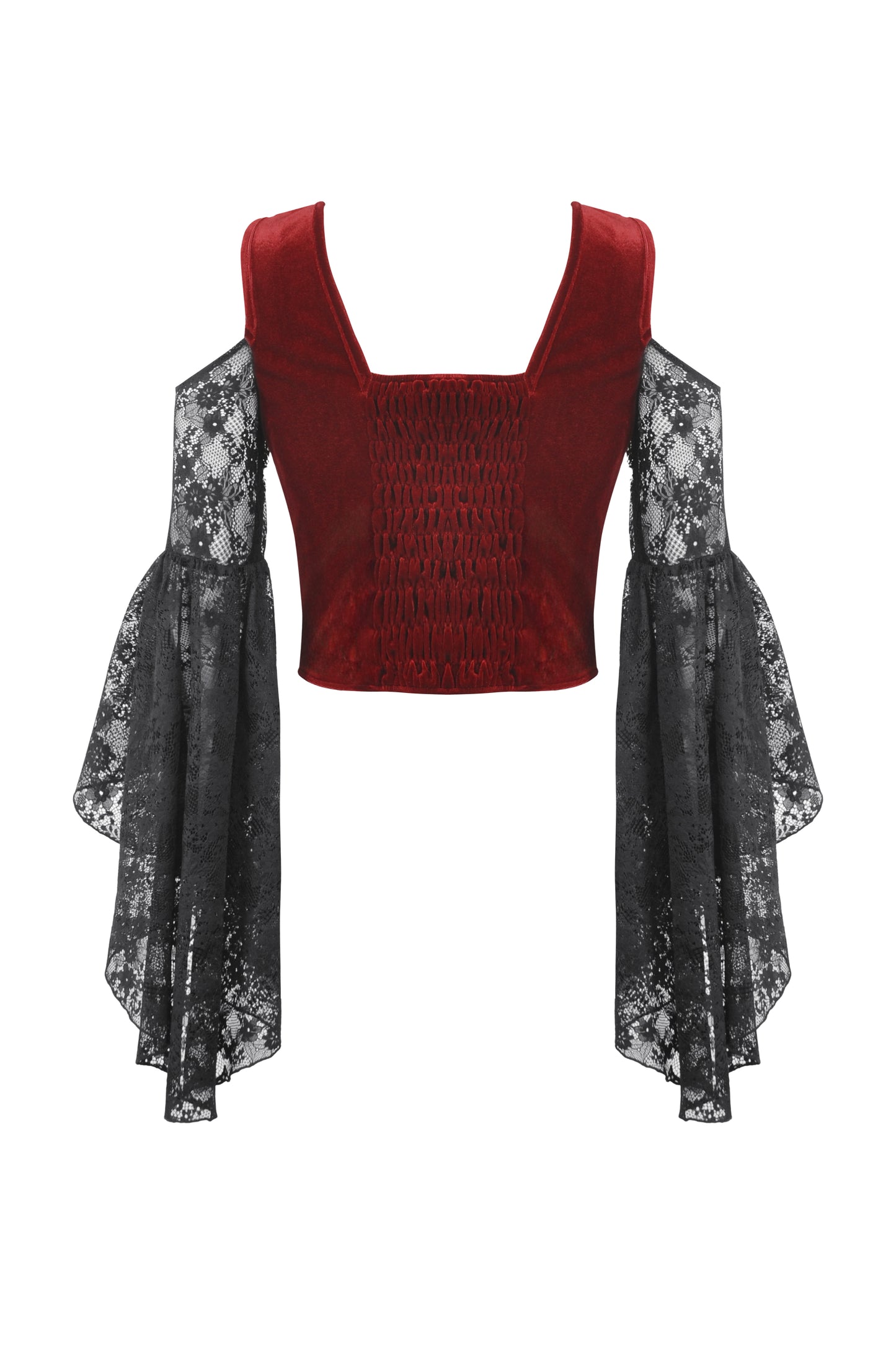 Damning Romance Gothic Velvet Lace Top by Dark In Love