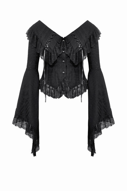 Kissing In The Rain Gothic Top by Dark In Love