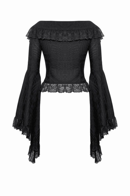 Kissing In The Rain Gothic Top by Dark In Love