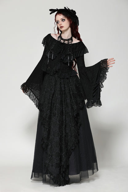 Kissing In The Rain Gothic Top by Dark In Love