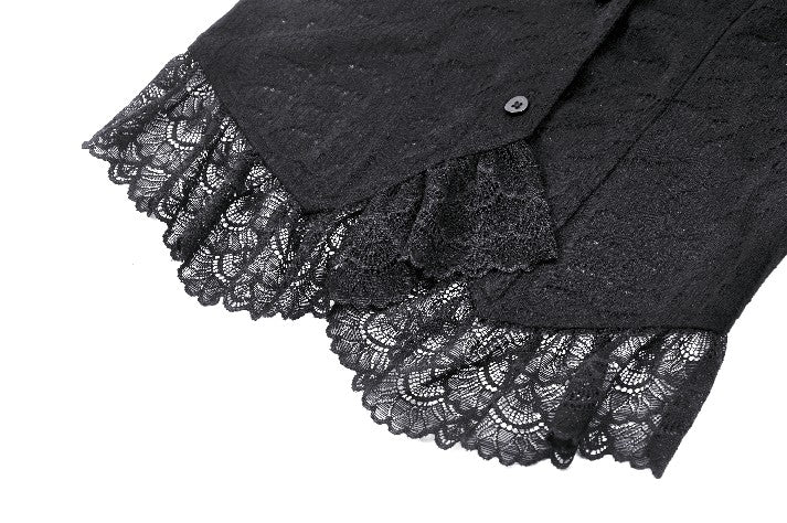 Kissing In The Rain Gothic Top by Dark In Love