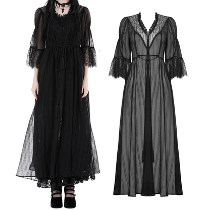 Twilight Gothic Mesh Cardigan Dress by Dark In Love
