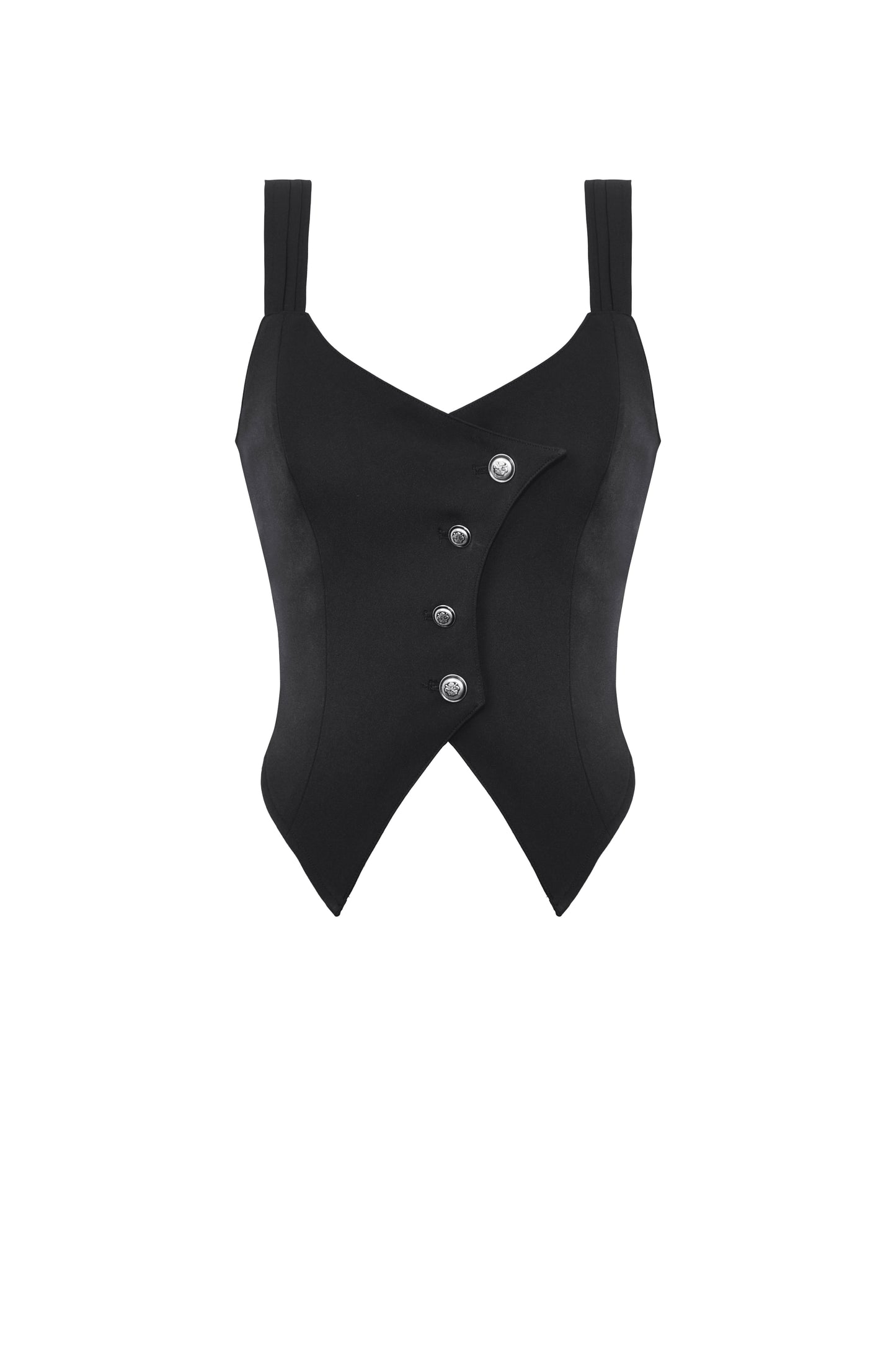 Nebula Gothic Bat Wing Vest Top by Dark In Love